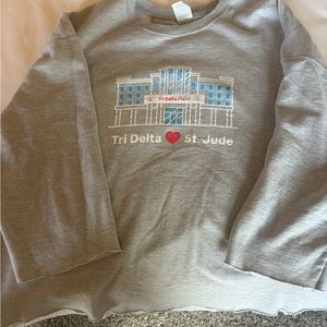 Oversized Tri Delta Sweatshirt 3X